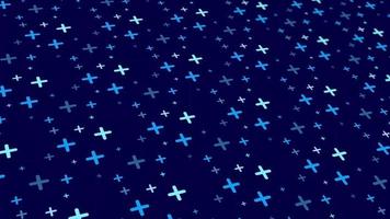 animated abstract pattern with geometric elements in blue tones gradient background video