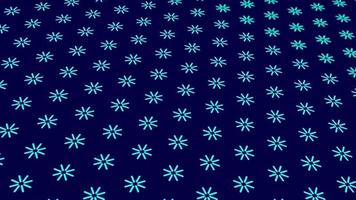 animated abstract pattern with geometric elements in blue tones gradient background video