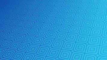 animated abstract pattern with geometric elements in blue tones gradient background video