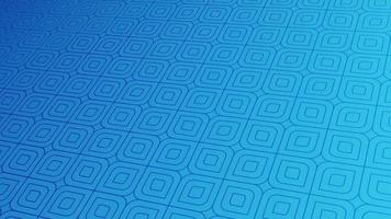 animated abstract pattern with geometric elements in blue tones gradient background video