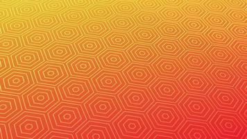 animated abstract pattern with geometric elements in pink-gold tones gradient background video