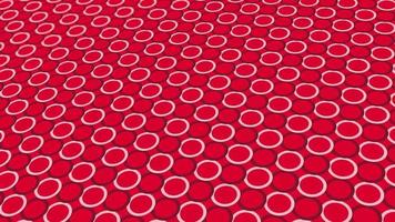 animated abstract pattern with geometric elements in red tones gradient background video