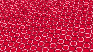 animated abstract pattern with geometric elements in red tones gradient background video