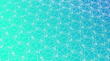 animated abstract pattern with geometric elements in blue tones gradient background video