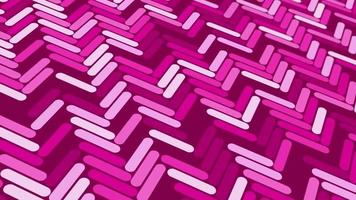 animated abstract pattern with geometric elements in pink tones gradient background video