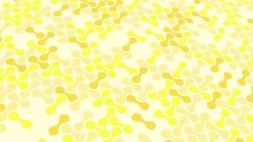 animated abstract pattern with geometric elements in golden yellow tones gradient background video