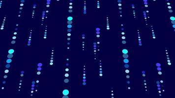 animated abstract pattern with geometric elements in blue tones gradient background video