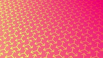 animated abstract pattern with geometric elements in pink-gold tones gradient background video