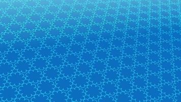 animated abstract pattern with geometric elements in blue tones gradient background video