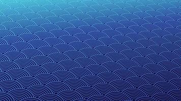 animerad abstrakt mönster med geometrisk element i blå toner lutning bakgrund video