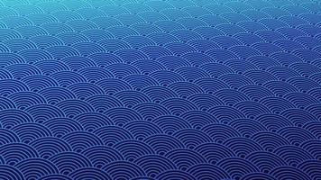 animated abstract pattern with geometric elements in blue tones gradient background video