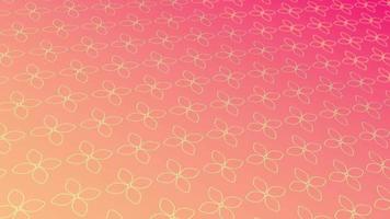 animated abstract pattern with geometric elements in pink-gold tones gradient background video