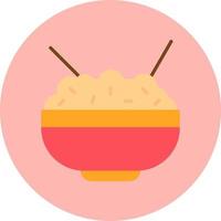 Rice Bowl Vector Icon