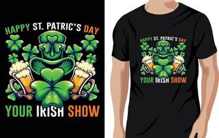 St. Patrick's day t-shirt design vector