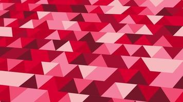 animated abstract pattern with geometric elements in red tones gradient background video