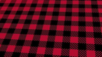 An abstract pattern animated with checkered geometric elements. red black gradient background video