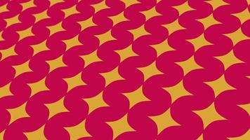 animated abstract pattern with geometric elements in red tones gradient background video