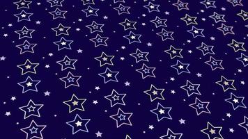 animated abstract pattern with geometric elements in blue tones gradient background video