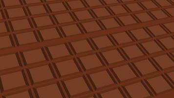 Animated abstract pattern with geometric elements in the form of chocolate. brown gradient background video