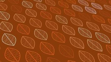 animated abstract pattern with geometric elements in orange tones gradient background video