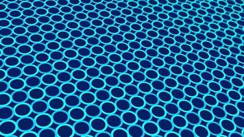 animated abstract pattern with geometric elements in blue tones gradient background video