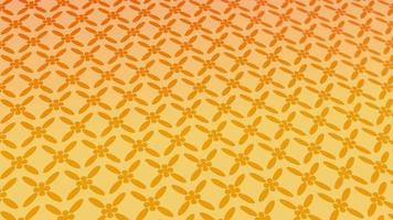 animated abstract pattern with geometric elements in yellow-orange tones gradient background video