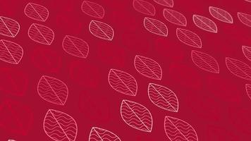 animated abstract pattern with geometric elements in red tones gradient background video