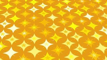 animated abstract pattern with geometric elements in golden yellow tones gradient background video