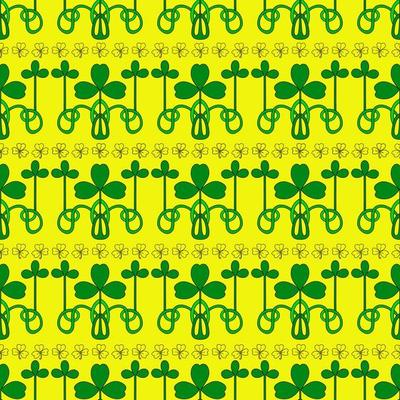SAINT PATRICK'S DAY seamless pattern with clover