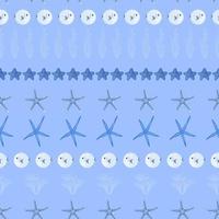 seamless pattern with starfish. trendy nautical print. childish cute pattern for kids. underwater world of the ocean. vector