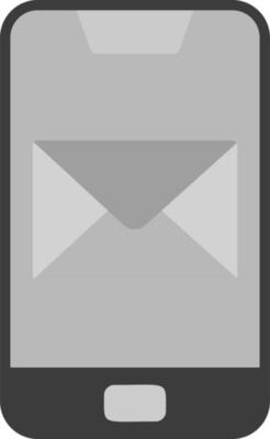 Phone Message Vector Icon
