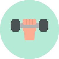 Hand Dumbbell Vector Icon