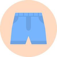 icono de vector de pantalones cortos