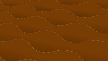 An abstract pattern animated with geometric elements forms a leather upholstery pattern. brown gradient background video