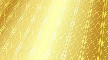 animated abstract pattern with geometric elements in gold tones gradient background video