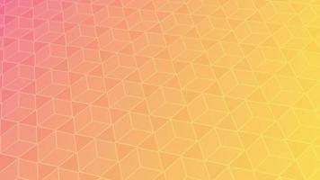 animated abstract pattern with geometric elements in pink-gold tones gradient background video