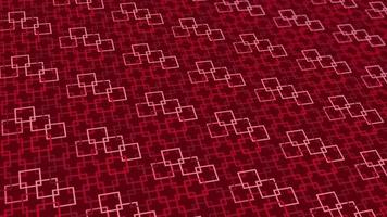 animated abstract pattern with geometric elements in red tones gradient background video