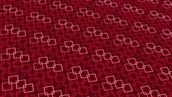 animated abstract pattern with geometric elements in red tones gradient background video