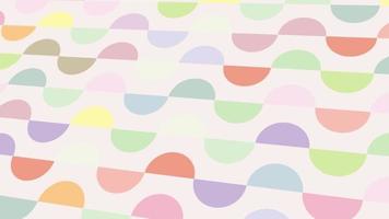 Animated abstract pattern with geometric elements in pastel gradient background. video