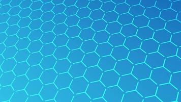 animated abstract pattern with geometric elements in blue tones gradient background video