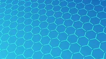 animated abstract pattern with geometric elements in blue tones gradient background video