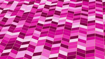 animated abstract pattern with geometric elements in pink tones gradient background video