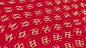 animated abstract pattern with geometric elements in red tones gradient background video