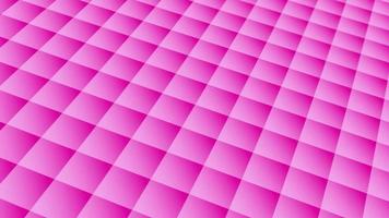 animiert abstrakt Muster mit geometrisch Elemente im Rosa Töne Gradient Hintergrund video