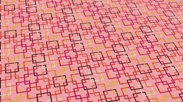 animated abstract pattern with geometric elements in red tones gradient background video