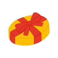 doodle gift box vector