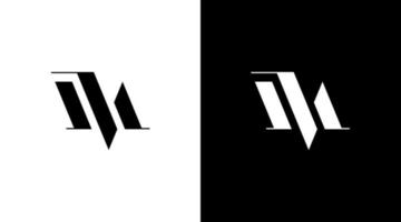 Letter m logo techno futuristic vector monogram initial illustration icon style Design template