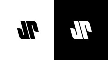 Letter jr junior logo design initial vector monogram icon style template