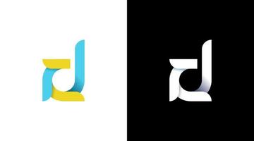 Letter d logo luxury lowercase vector monogram initial illustration icon style Design template