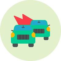 Accident car Vector Icon